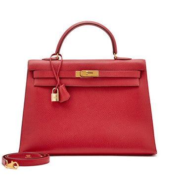 Rouge H Togo Kelly Sellier 35 Gold Hardware, 1992