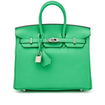 Vert Comics Togo Retourne Birkin 25 Palladium Hardware, 2023