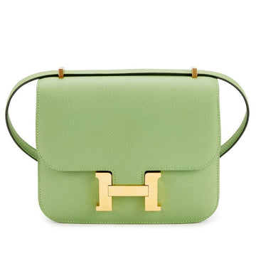 Vert Criquet Epsom Mini Constance 18 Gold Hardware, 2022
