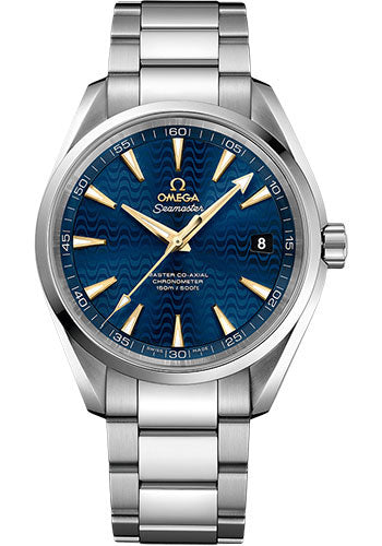 Omega Seamaster Aqua Terra 150M Omega Master Co-Axial - 41.5 mm Steel Case - Blue Dial - 231.10.42.21.03.006