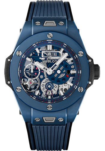 Hublot Big Bang MECA-10 Ceramic Blue Watch - 414.EX.5123.RX