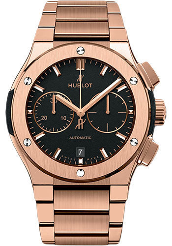 Hublot Classic Fusion King Gold Bracelet Watch - 520.OX.1180.OX