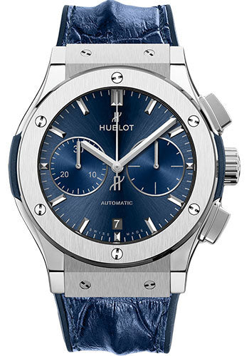 Hublot Classic Fusion Blue Chronograph Titanium Watch - 521.NX.7170.LR