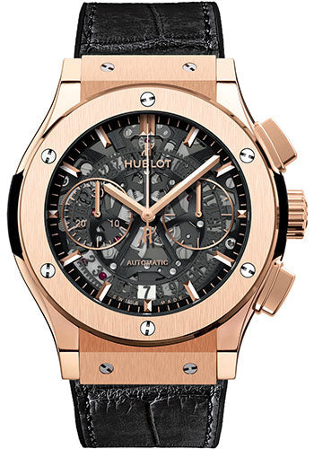 Hublot Classic Fusion Chronograph Aero King Gold Watch - 525.OX.0180.LR