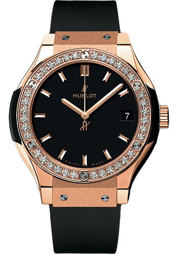 Hublot Classic Fusion King Gold Diamonds Watch - 581.OX.1181.RX.1104