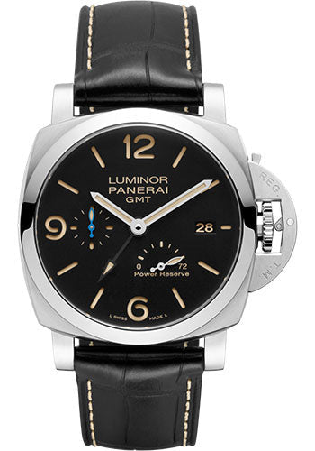 Panerai Luminor GMT Power Reserve - 44mm - Brushed Steel - PAM01321