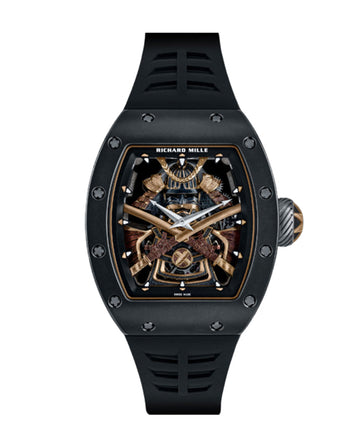 Richard Mille Manual Winding Tourbillon "Samurai" Carbon TPT/Yellow Gold RM 47 - BRAND NEW