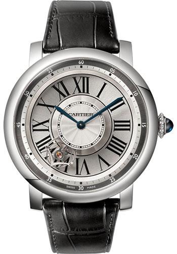 Cartier Rotonde de Cartier Astrotourbillon Watch - 47 mm White Gold Case - W1556204