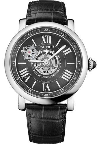 Cartier Rotonde de Cartier Astrotourbillon Cristal de Carbone Watch - 47 mm Niobium-Titanium Case - W1556221