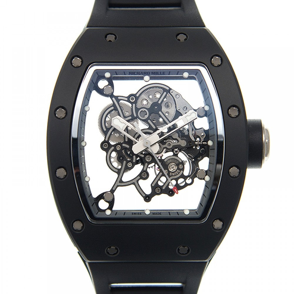 Richard MIlle Manual Winidng Bubba Watson Black White Drive RM 055 - BRAND NEW