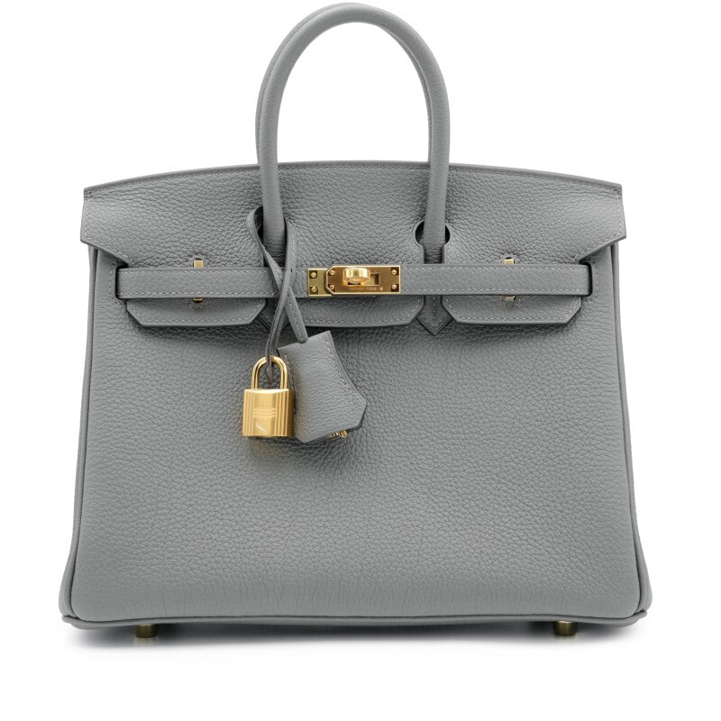 Gris Meyer Togo Birkin 25 Gold Hardware, 2023