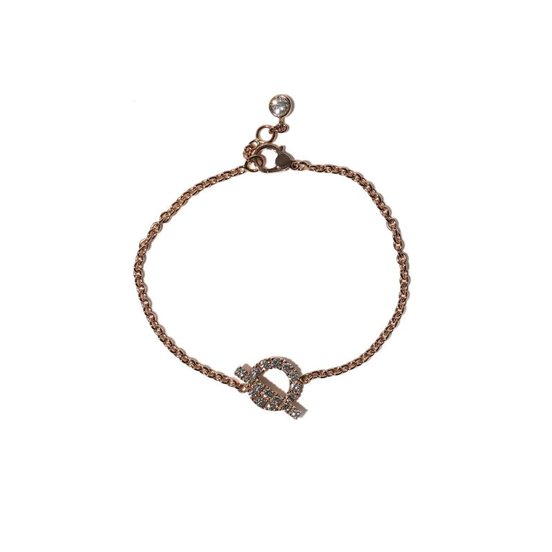 Rose Gold and Diamond Finesse Bracelet