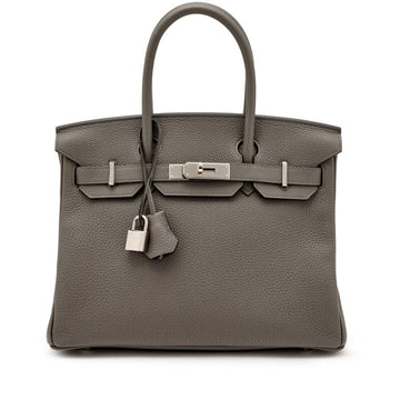 Gris Etain Togo Birkin 30 Palladium Hardware, 2022