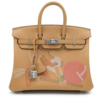 Biscuit Swift In & Out Birkin 25 Palladium Hardware, 2021