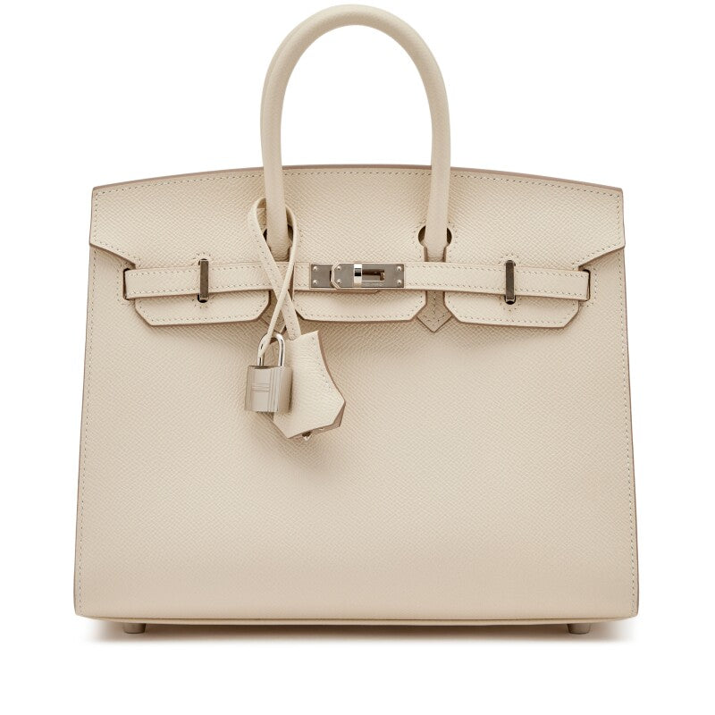 Craie Epsom Birkin Sellier 25 Palladium Hardware, 2021