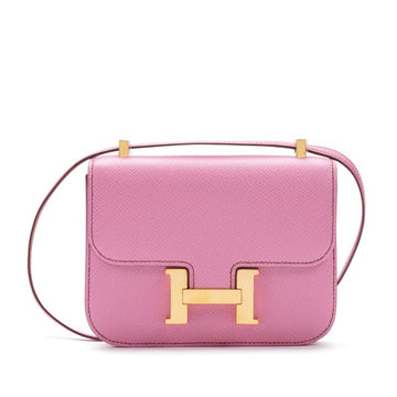 5P Bubblegum Pink Epsom Micro Constance 14 Gold Hardware, 2010