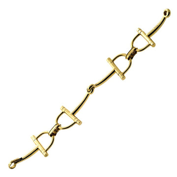 Gold Stirrup Bracelet