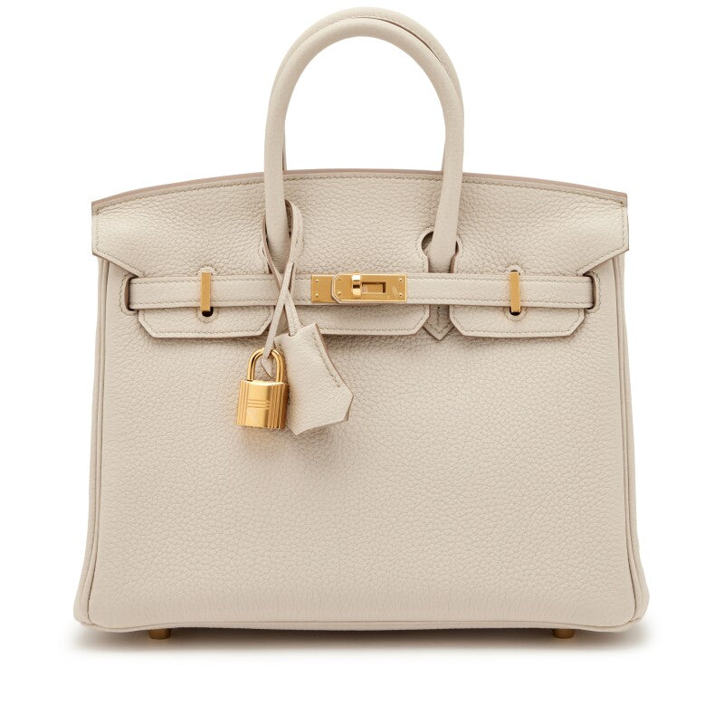Craie Togo Birkin 25 Gold Hardware, 2023