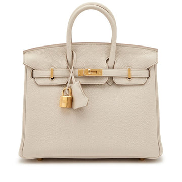 Craie Togo Birkin 25 Gold Hardware, 2023
