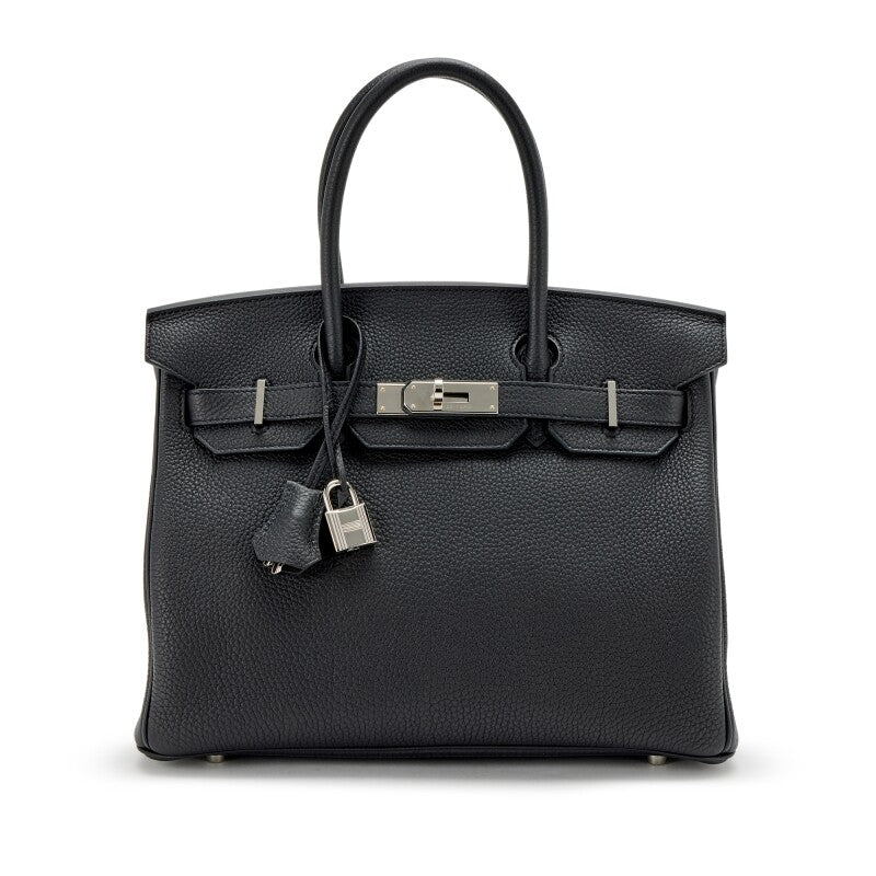 Black Togo Birkin 30 Palladium Hardware, 2021