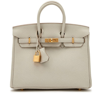 Gris Pearl Togo Birkin 25 Gold Hardware, 2021