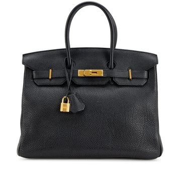 Black Togo Birkin 35 Gold Hardware, 2008