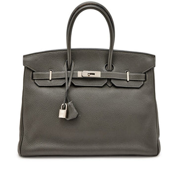 Graphite Togo Birkin 35 Palladium Hardware, 2007