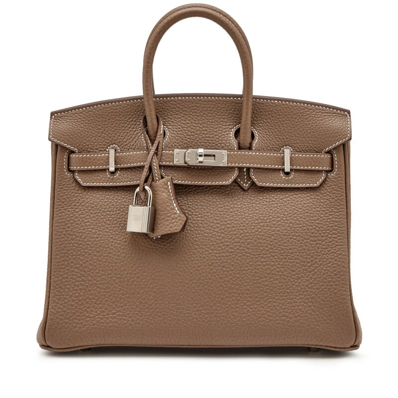 Etoupe Togo Birkin 25 Palladium Hardware, 2021