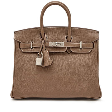 Etoupe Togo Birkin 25 Palladium Hardware, 2021