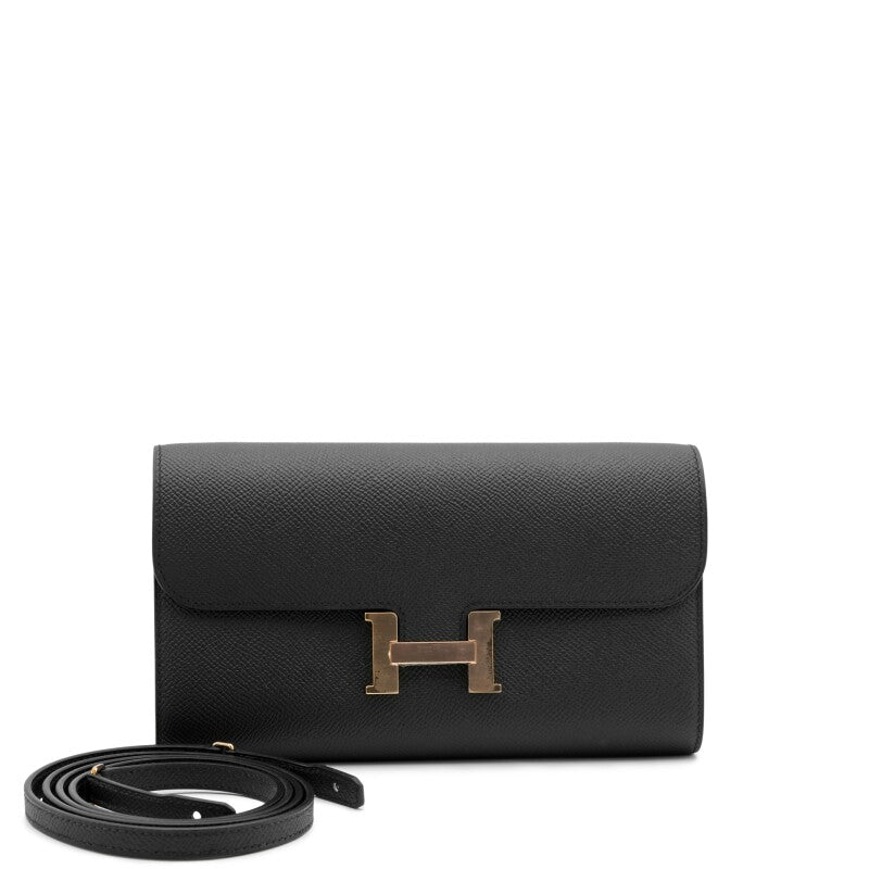 Black Epsom Constance-To-Go Rose Gold Hardware, 2022