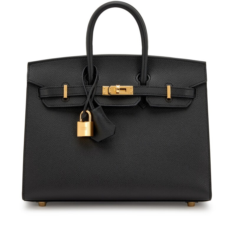 Black Epsom Sellier Birkin 25 Gold Hardware, 2023