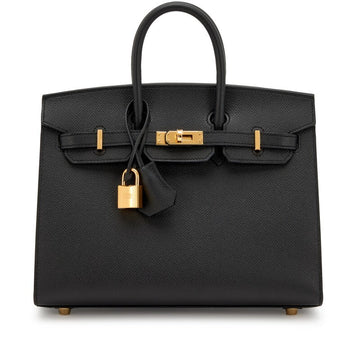 Black Epsom Sellier Birkin 25 Gold Hardware, 2023