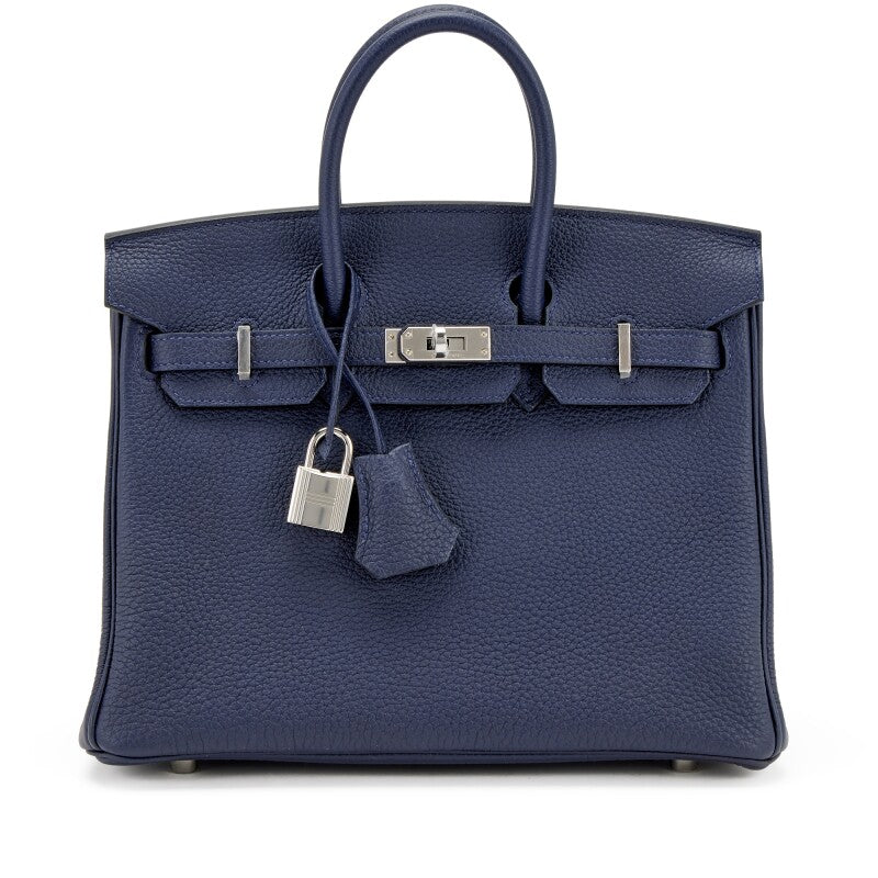 Bleu Nuit Birkin 25 Palladium Hardware, 2021