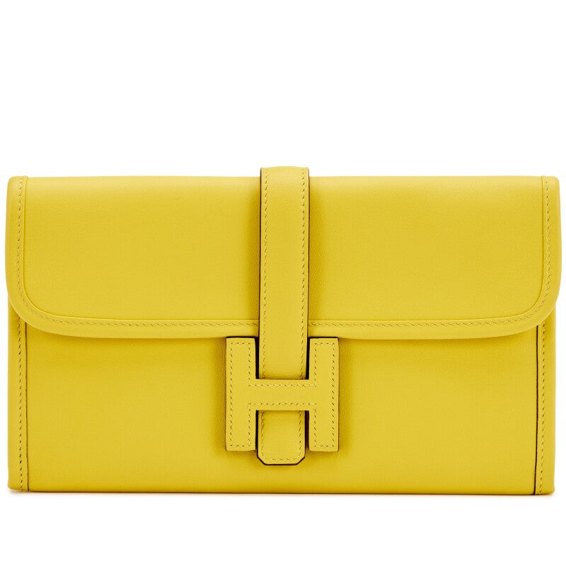 Jaune de Naples and Rose Sakura Swift JigŽ Duo Clutch, 2019