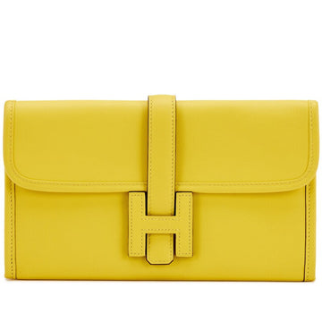 Jaune de Naples and Rose Sakura Swift JigŽ Duo Clutch, 2019