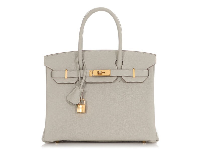 Gris Perle Togo Birkin 30 Gold Hardware, 2022