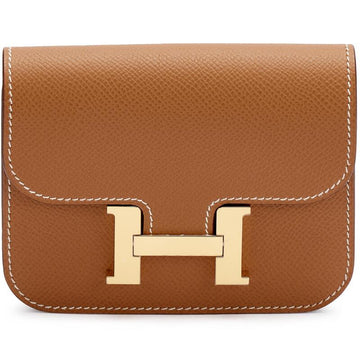 Gold Epsom Constance Slim Gold Hardware, 2022