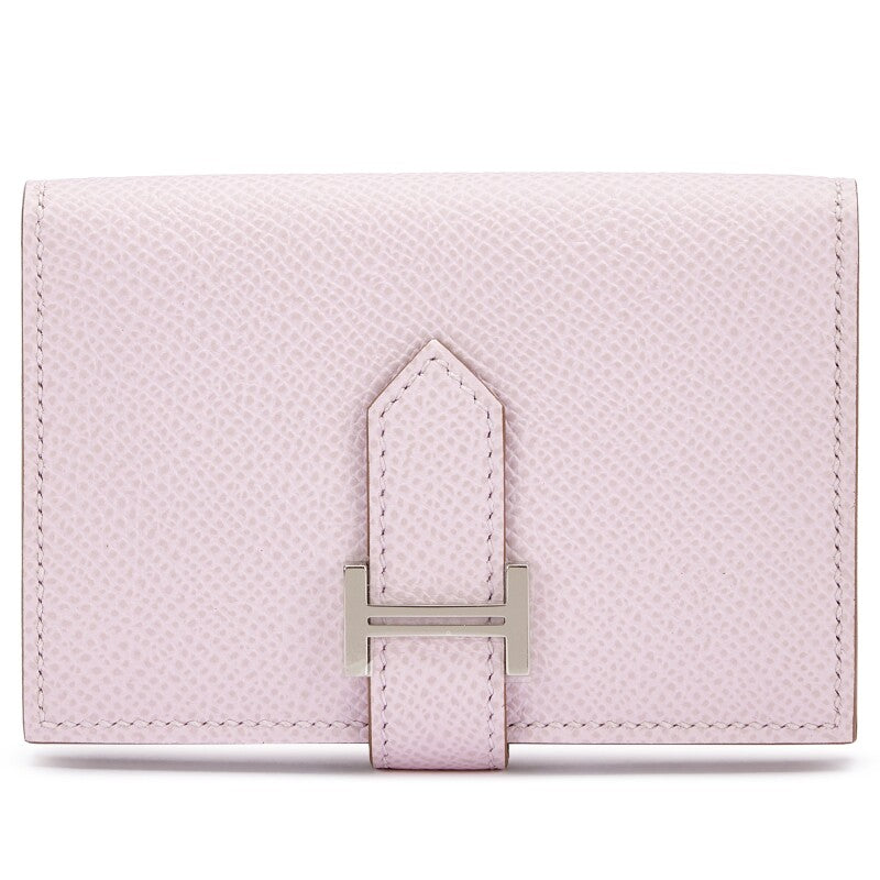 Mauve Pale Epsom Bearn Card Holder Palladium Hardware, 2022