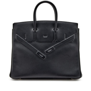 Black Swift Shadow Birkin 25 Palladium Hardware, 2021