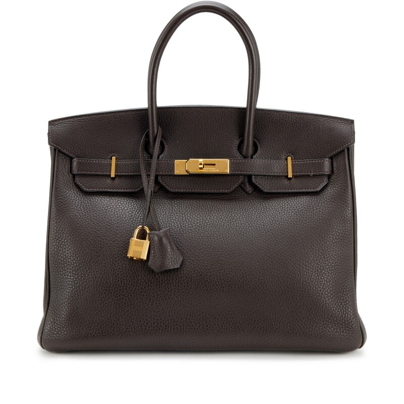 Chocolate Togo Birkin 35 Gold Hardware, 2007