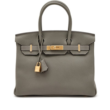 Gris Meyer Togo Birkin 30 Gold Hardware, 2023