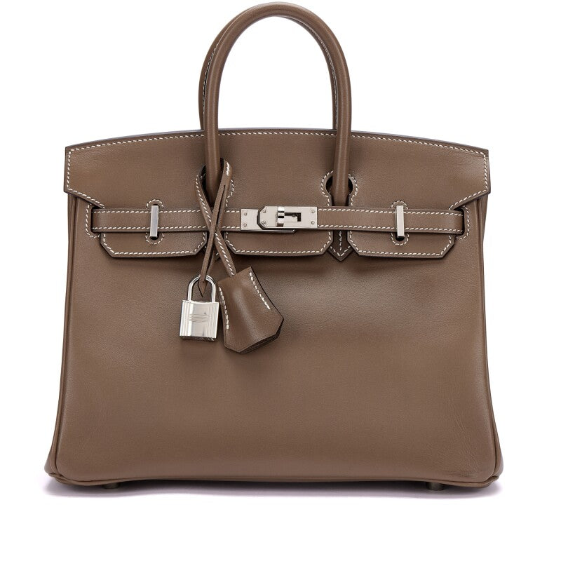 Etoupe Tadelakt Birkin 25 Palladium Hardware, 2020