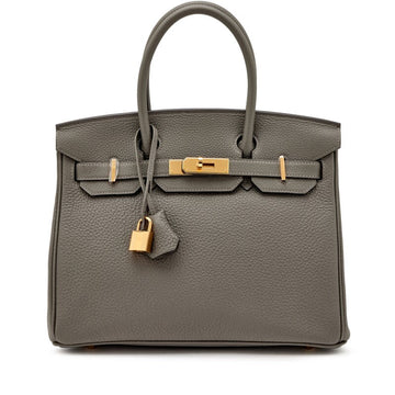 Gris Meyer Togo Birkin 30 Gold Hardware, 2022